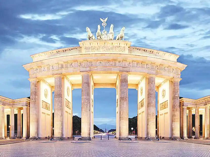 Sicht auf das Brandenburgertor in Berlin