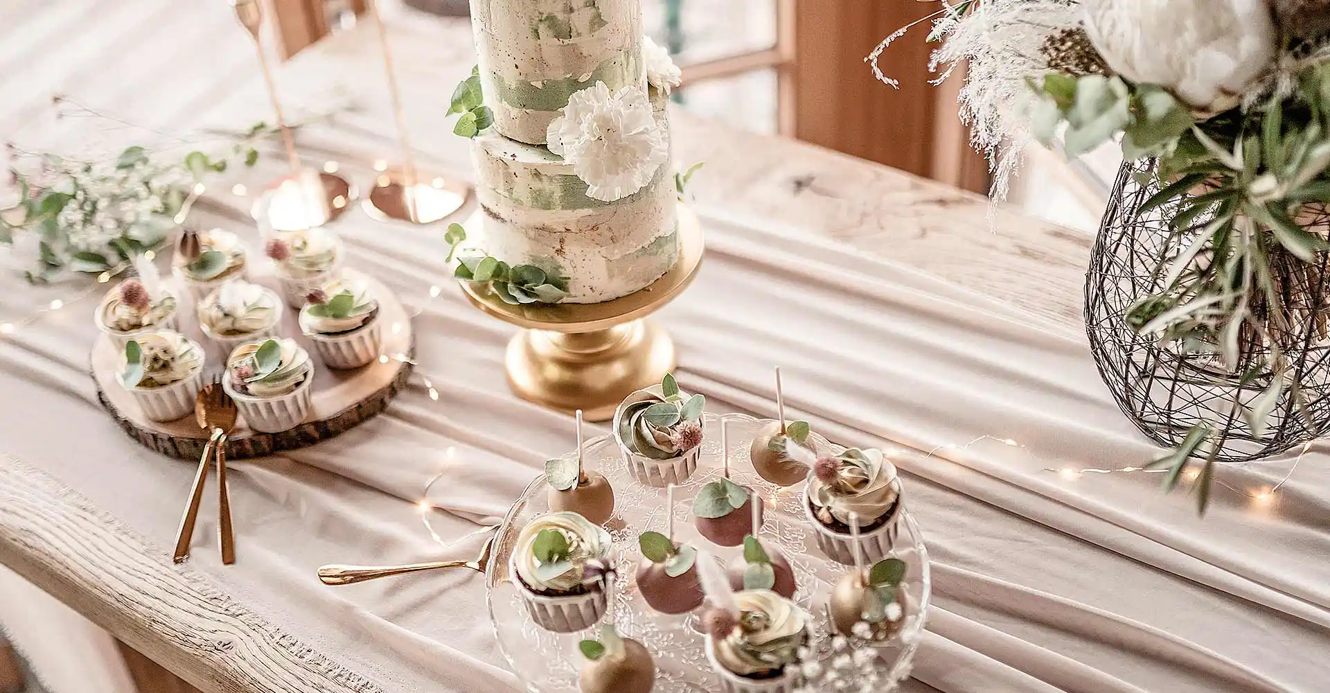 Sweet Tables & Kuchen-Buffets, purer Genuss mit Suchtfaktor.
